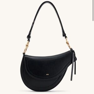 Elegant Black Saddle Bag